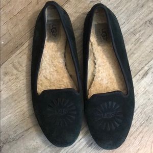 UGG black loafers